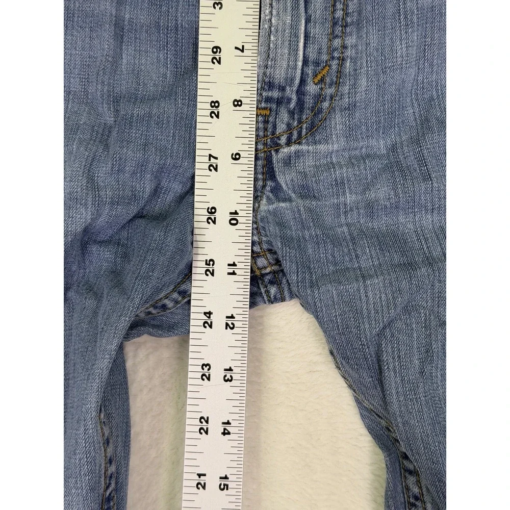 Levis 505 Jeans Mens 36x32 Blue Straight Medium‎ Wash Denim Mid Rise Workwear